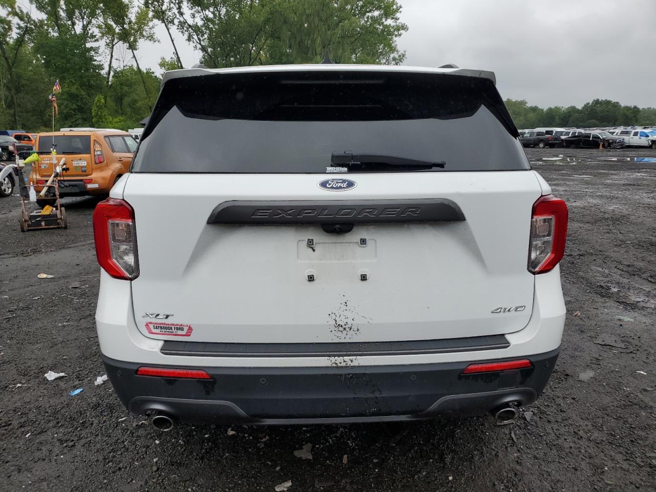 2021 Ford Explorer VIN 1FMSK8DH9MGC04046 Copart auction photo, front end / minor dent/scratches damage thumbnail 6