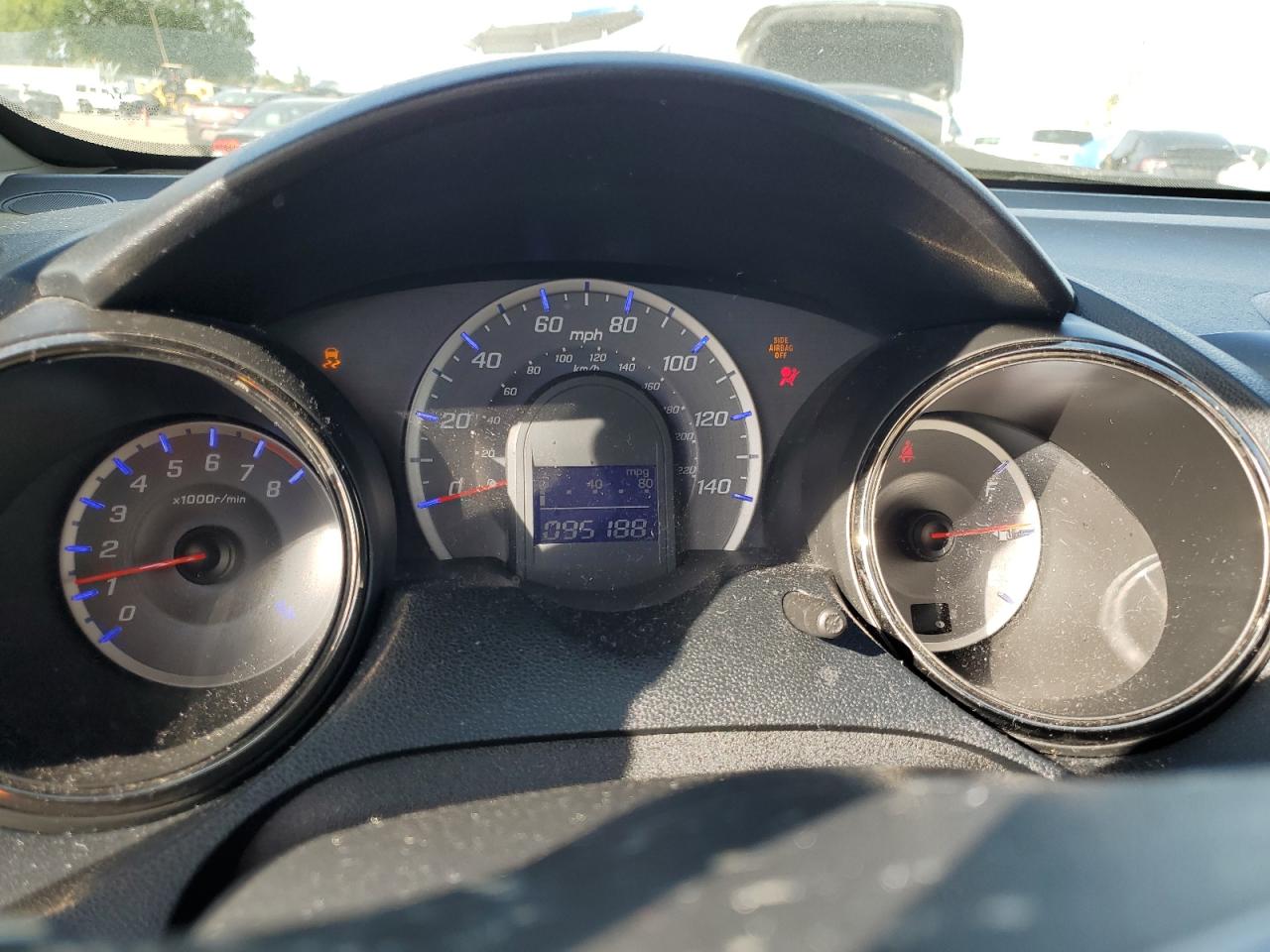 2013 Honda Fit VIN JHMGE8H50DC010805 Copart auction photo, side damage thumbnail 9