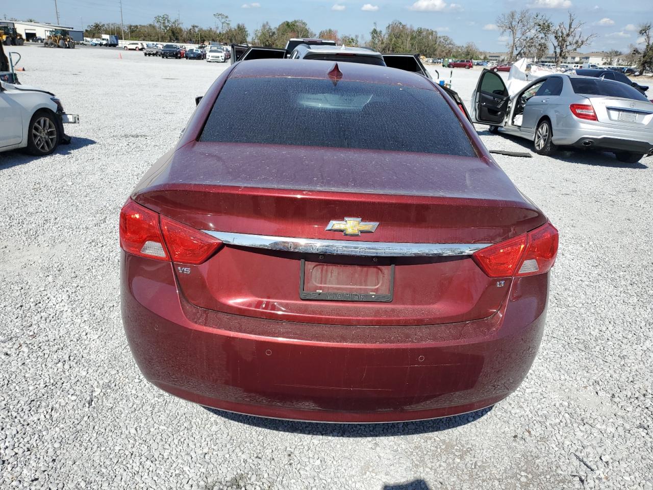 2016 Chevrolet Impala VIN 2G1115S34G9152555 Copart auction photo, side / front end damage thumbnail 6