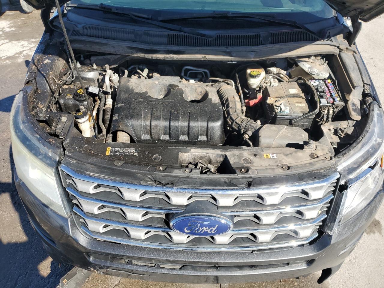 2017 Ford Explorer VIN 1FM5K8DH8HGB77294 Copart auction photo, rollover damage thumbnail 12