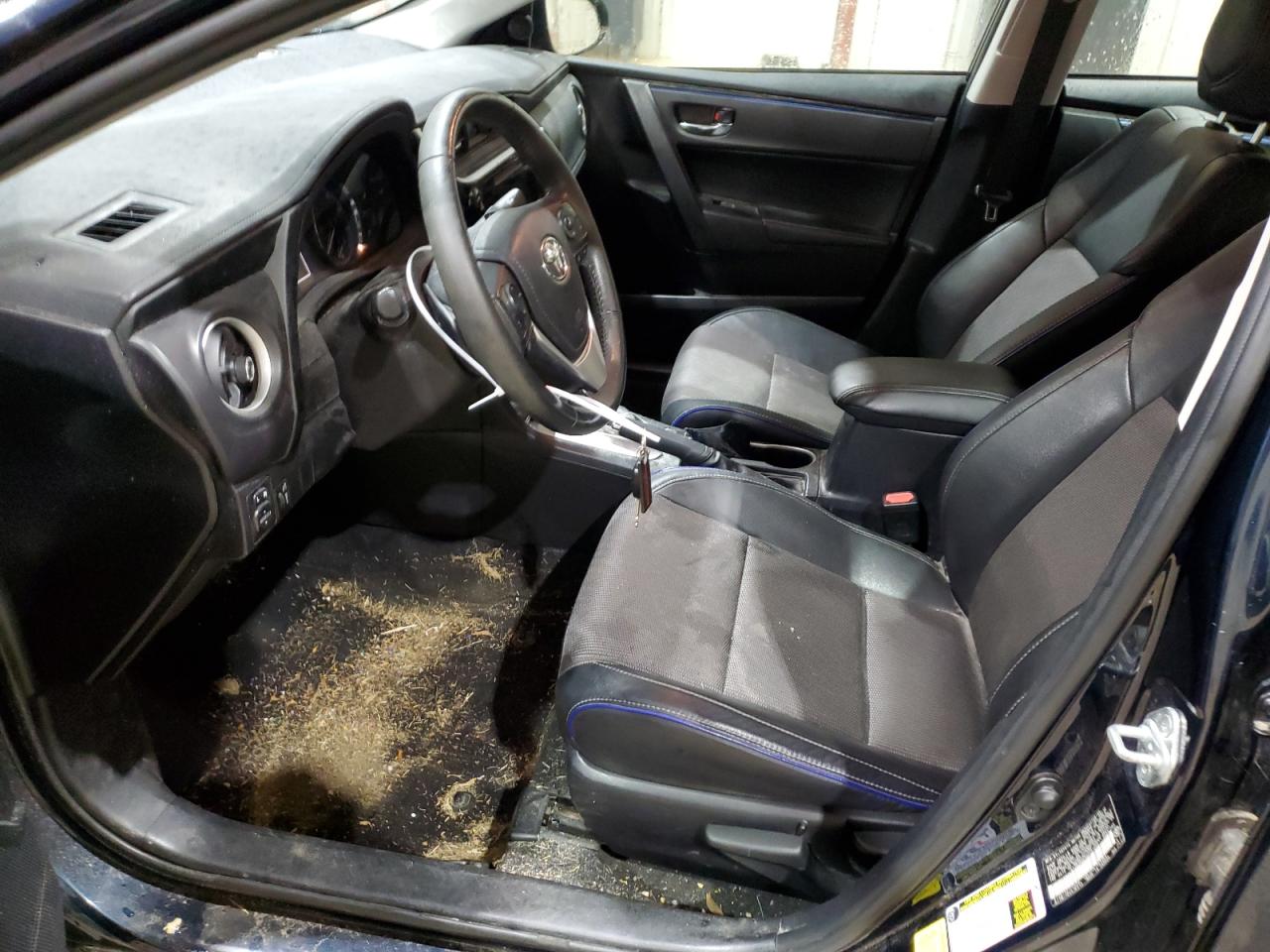 2017 Toyota Corolla VIN 2T1BURHE5HC751565 Copart auction photo, front end / side damage thumbnail 7