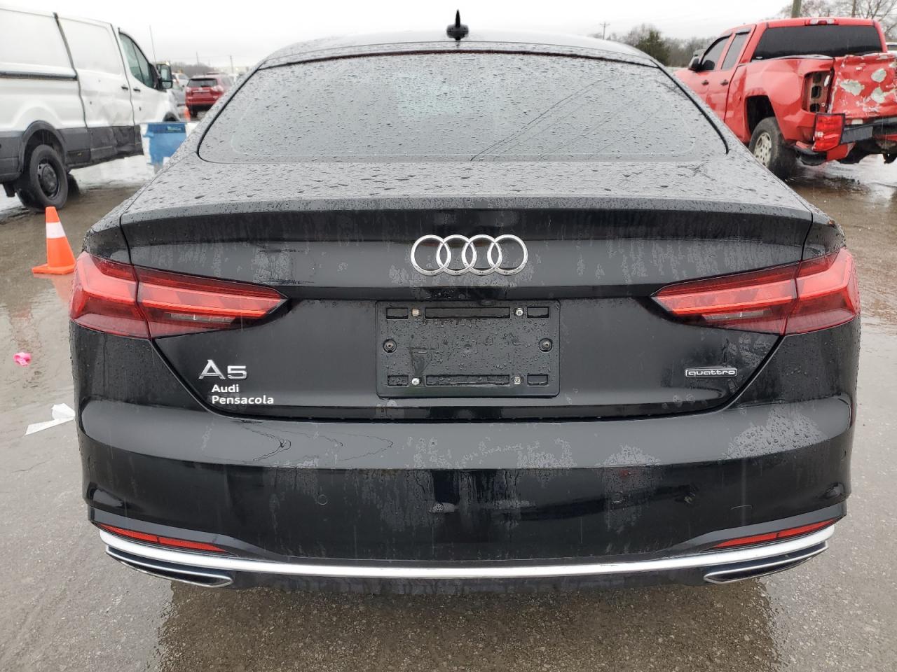 2023 Audi A5 VIN WAUCBCF57PA010716 Copart auction photo, front end / side damage thumbnail 6