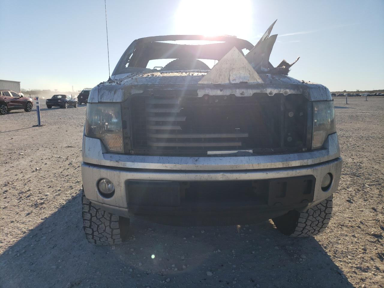 2012 Ford F-150 VIN 1FTFW1CT1CFC75222 Copart auction photo, burn damage thumbnail 5