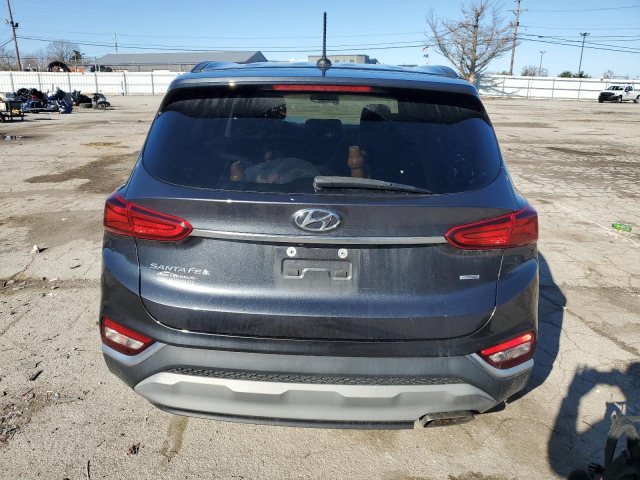 2020 Hyundai Santa Fe VIN 5NMS2CAD8LH191516 Copart auction photo, front end damage thumbnail 6