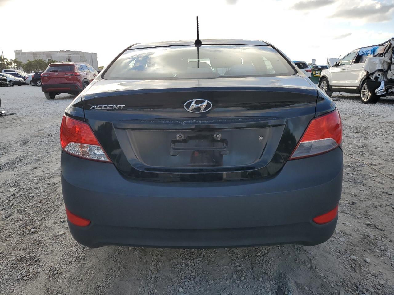 2013 Hyundai Accent VIN KMHCT4AE1DU432046 Copart auction photo, front end / minor dent/scratches damage thumbnail 6