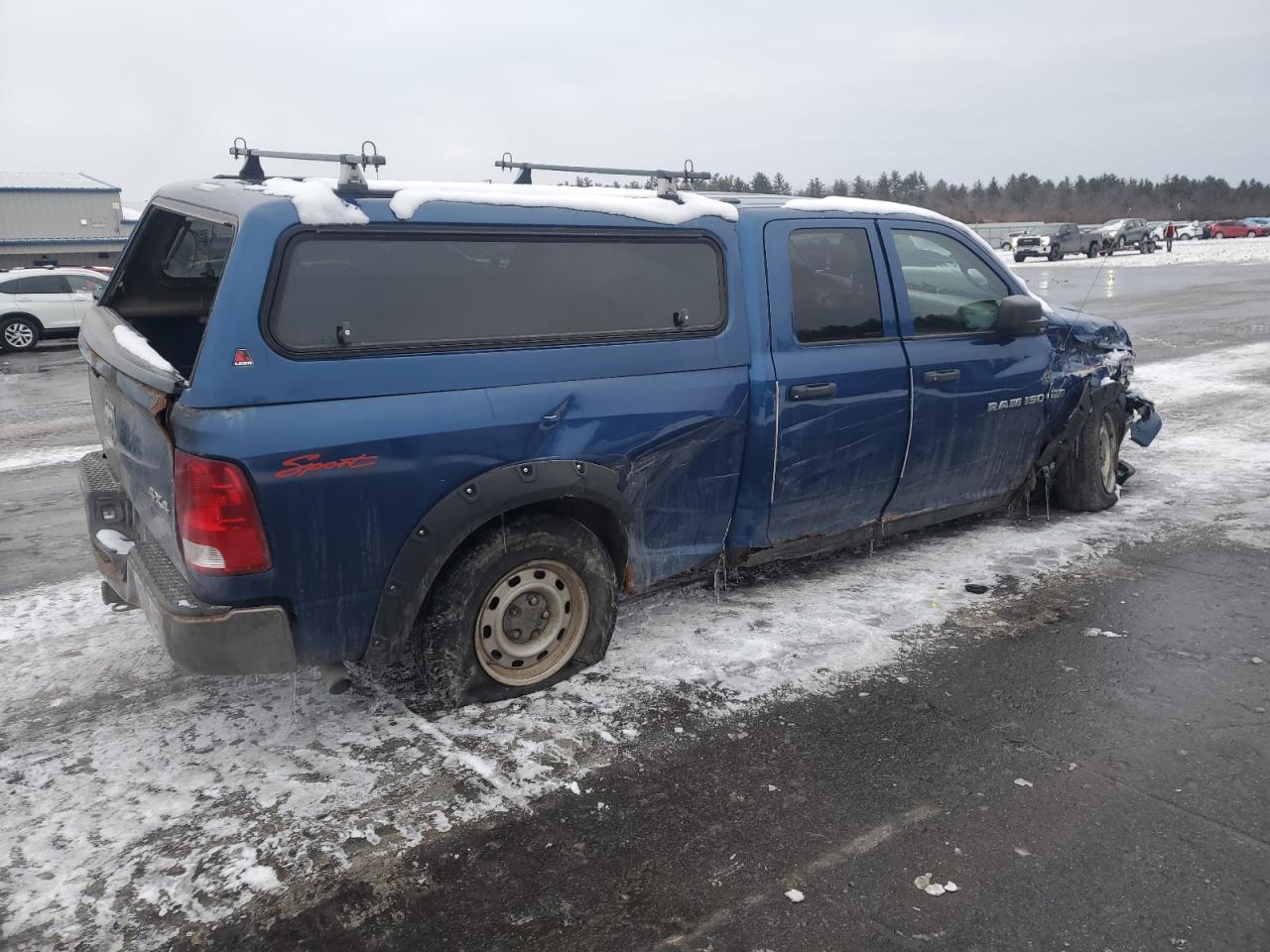 2011 Dodge RAM VIN 1D7RV1GT5BS707686 Copart auction photo, all over damage thumbnail 3