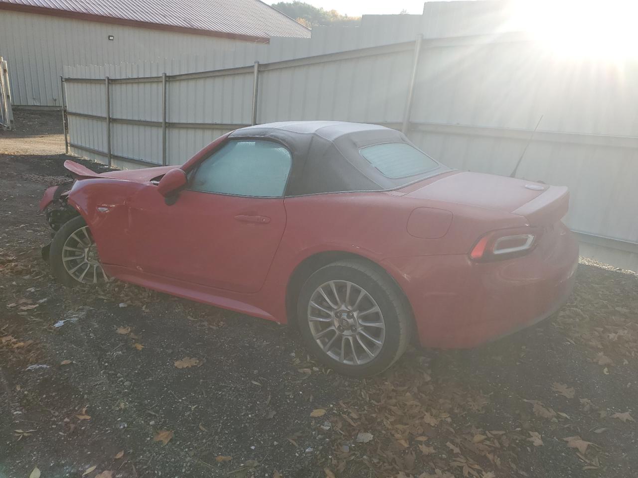 2017 Fiat 124 Spider VIN JC1NFAEK7H0127793 Copart auction photo, front end / side damage thumbnail 2
