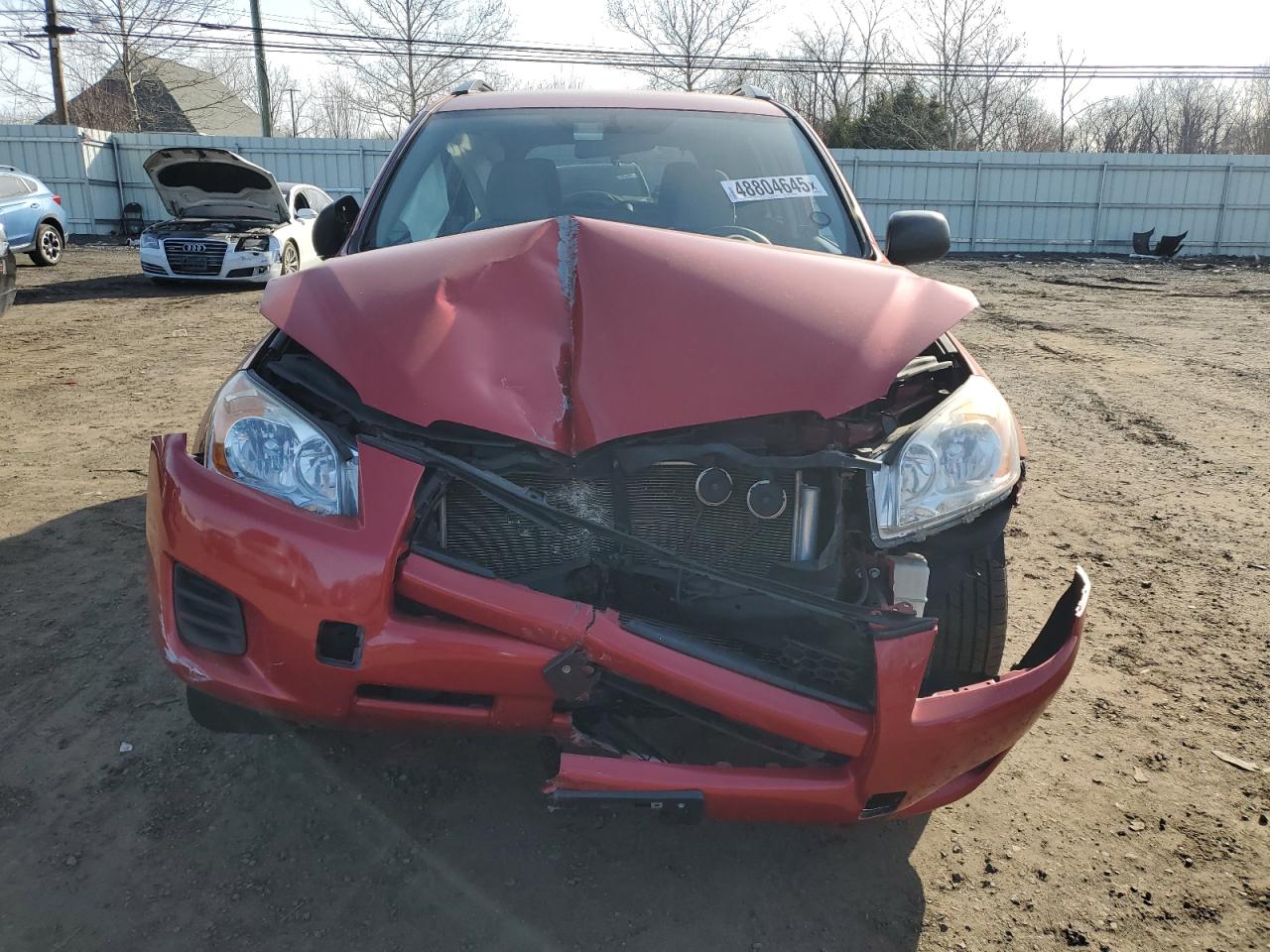 2012 Toyota RAV 4 VIN 2T3BF4DV0CW231145 Copart auction photo, front end / side damage thumbnail 5
