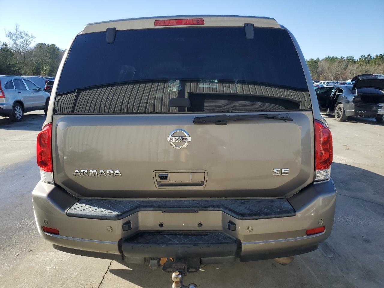 2008 Nissan Armada VIN 5N1AA08C98N615365 Copart auction photo, side damage thumbnail 6