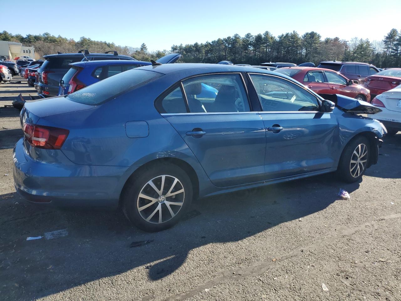 2017 Volkswagen Jetta VIN 3VWDB7AJXHM412444 Copart auction photo, front end damage thumbnail 3
