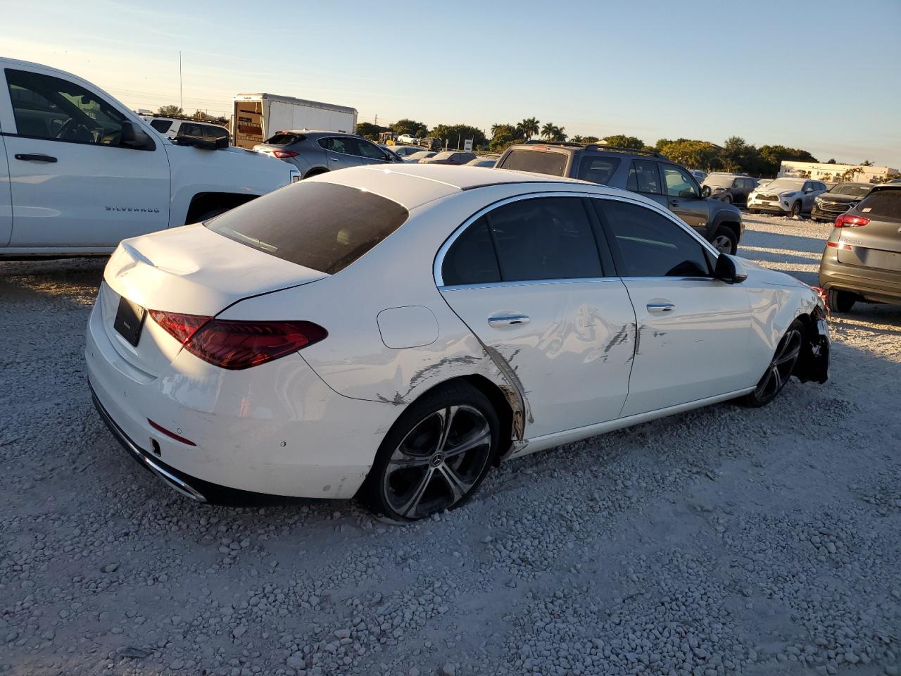 2024 Mercedes-Benz C-klasse VIN W1KAF4GB3RR170823 Copart auction photo, undercarriage / all over damage thumbnail 3