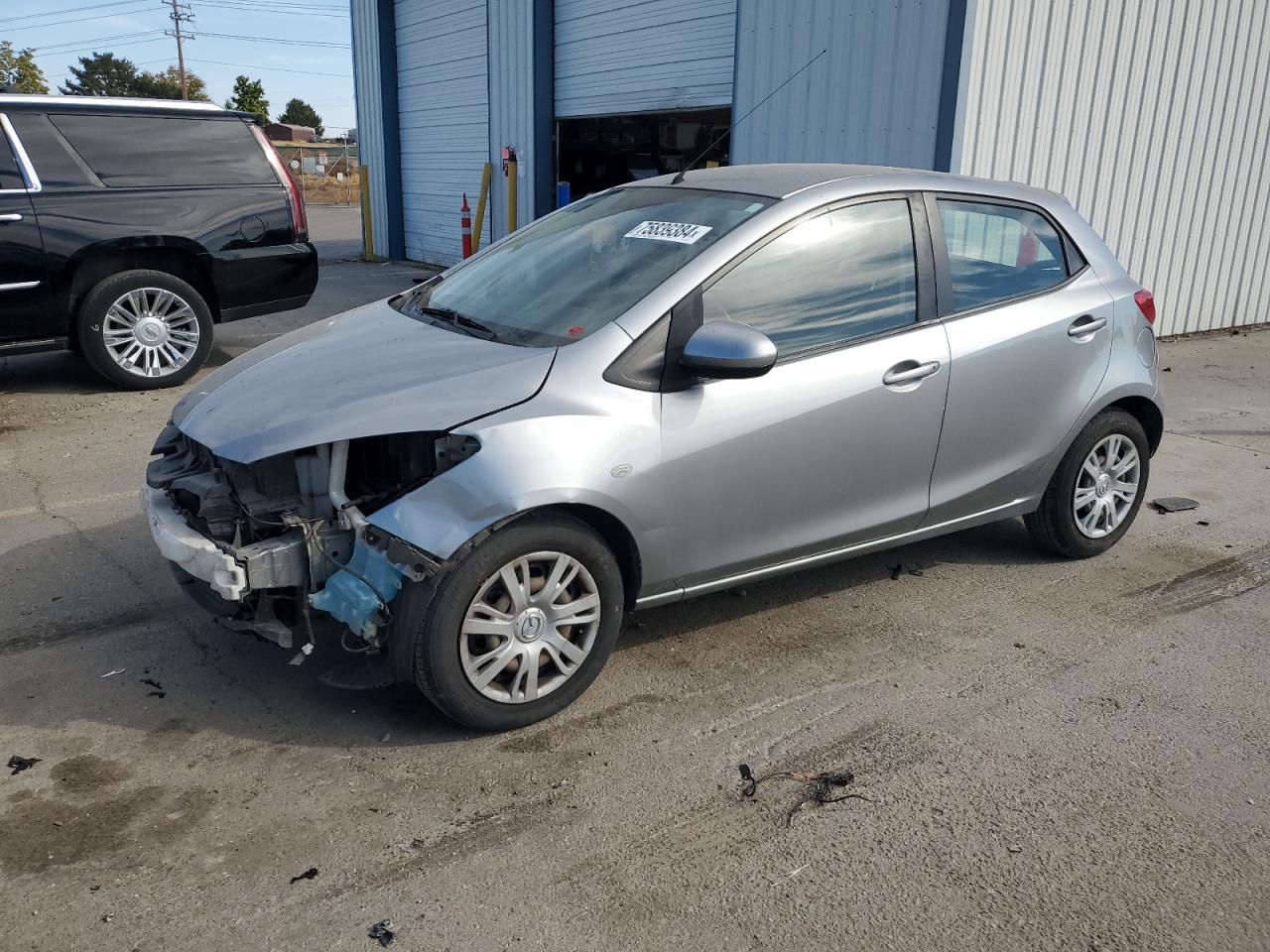2012 Mazda 2 VIN JM1DE1KZ2C0145596