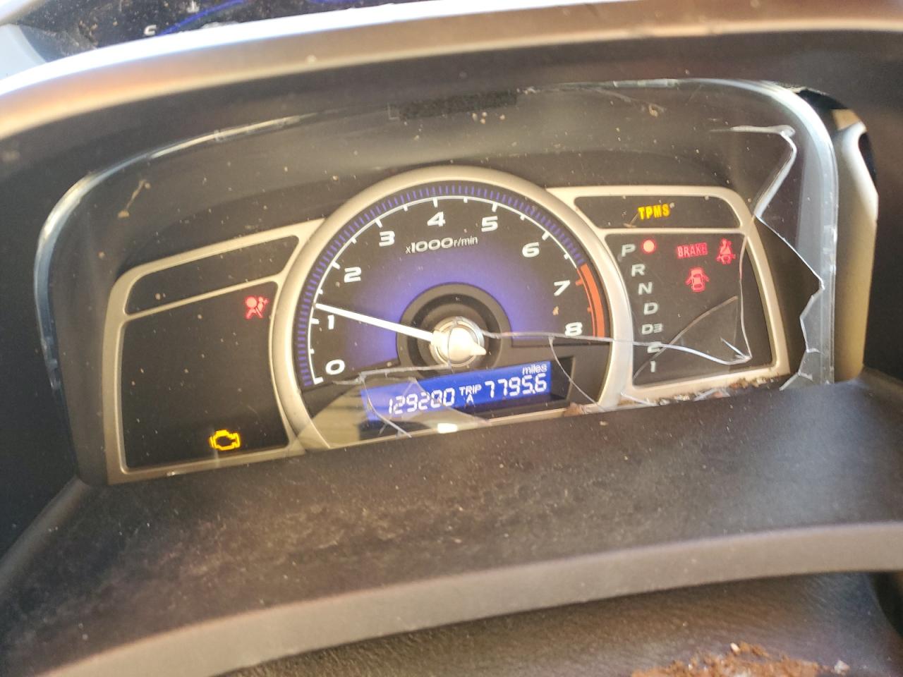 2008 Honda Civic VIN 2HGFA16518H312515 Copart auction photo, all over / side damage thumbnail 9