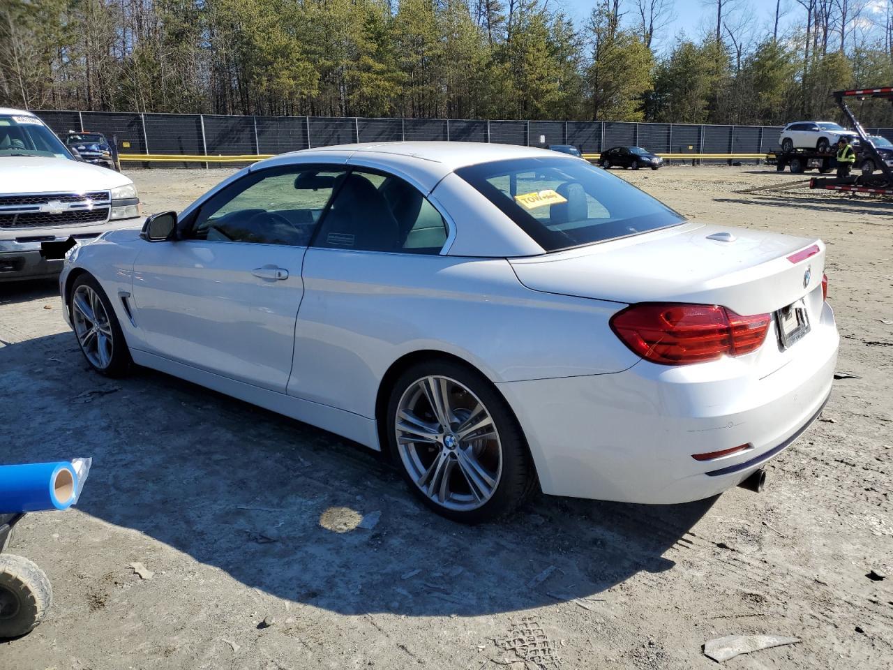 2015 BMW 4er VIN WBA3T3C55FP737964 Copart auction photo, minor dent/scratches damage thumbnail 2