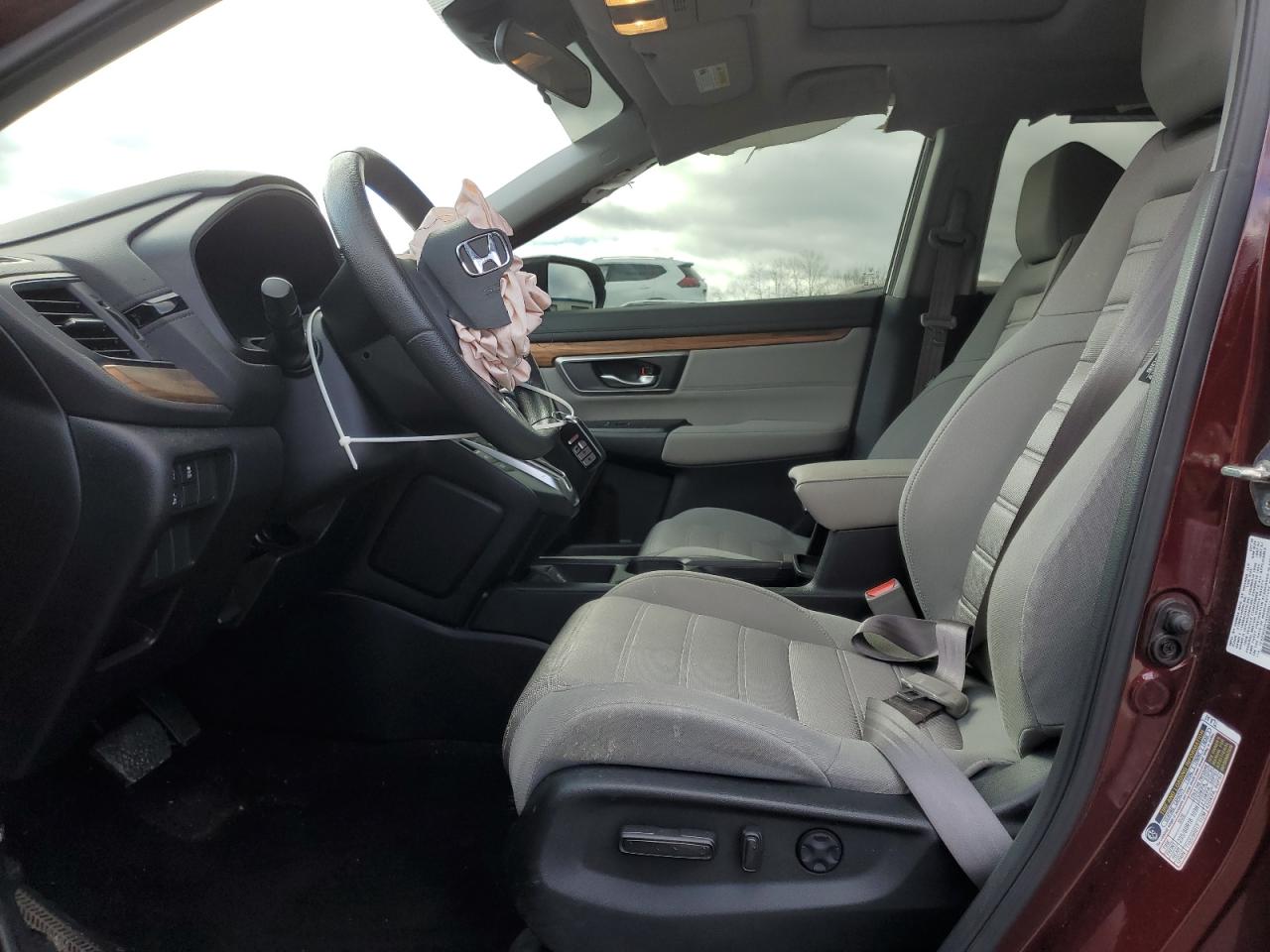 2019 Honda CR-V VIN 7FARW2H51KE038511 Copart auction photo, front end / side damage thumbnail 7