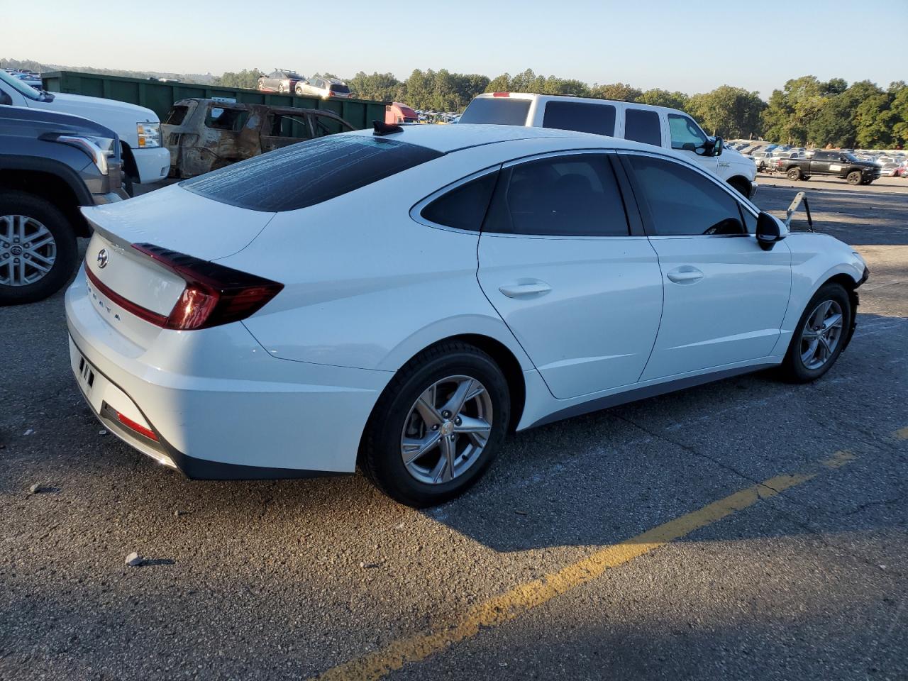 2020 Hyundai Sonata VIN 5NPEG4JAXLH062366 Copart auction photo, front end damage thumbnail 3