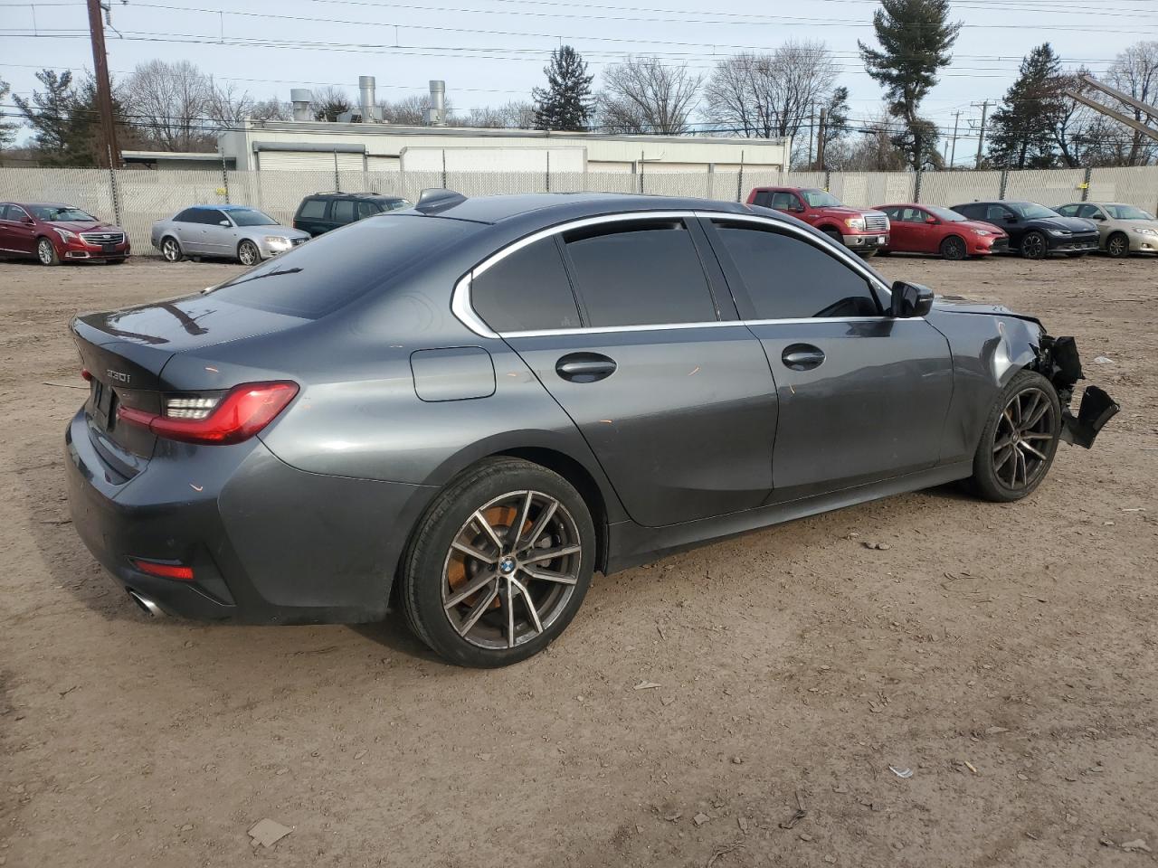 2020 BMW 3er VIN 3MW5R7J08L8B35401 Copart auction photo, front end damage thumbnail 3