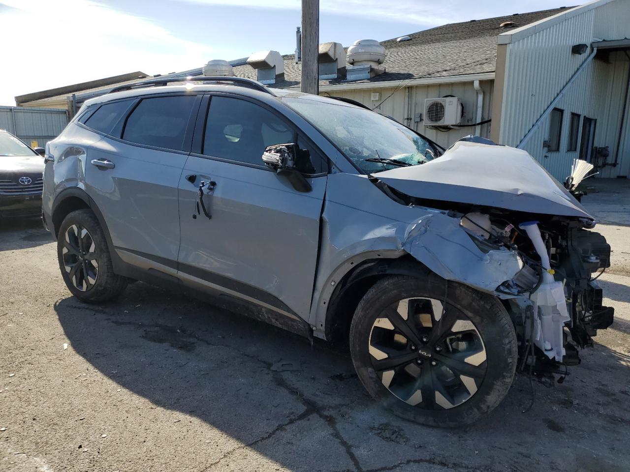 2024 KIA Sportage VIN 5XYK6CDF6RG159488 Copart auction photo, front end / all over damage thumbnail 4