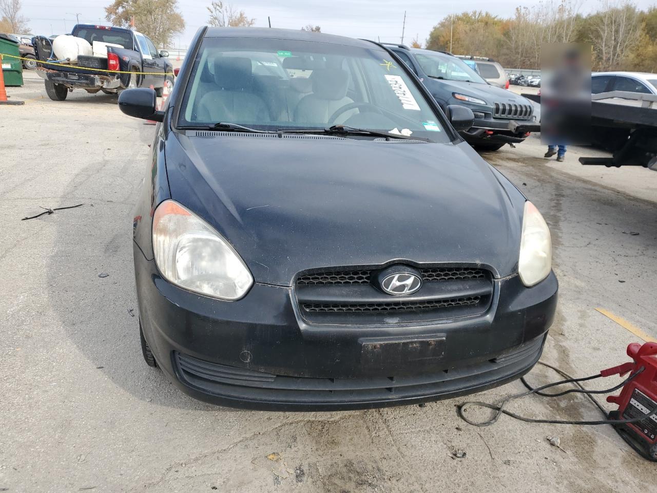 2010 Hyundai Accent VIN KMHCM3AC6AU149630 Copart auction photo, side damage thumbnail 5