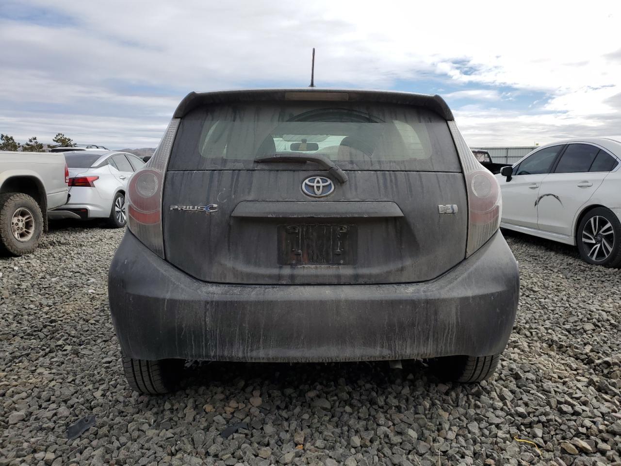 2012 Toyota Prius VIN JTDKDTB3XC1020308 Copart auction photo, mechanical / minor dent/scratches damage thumbnail 6