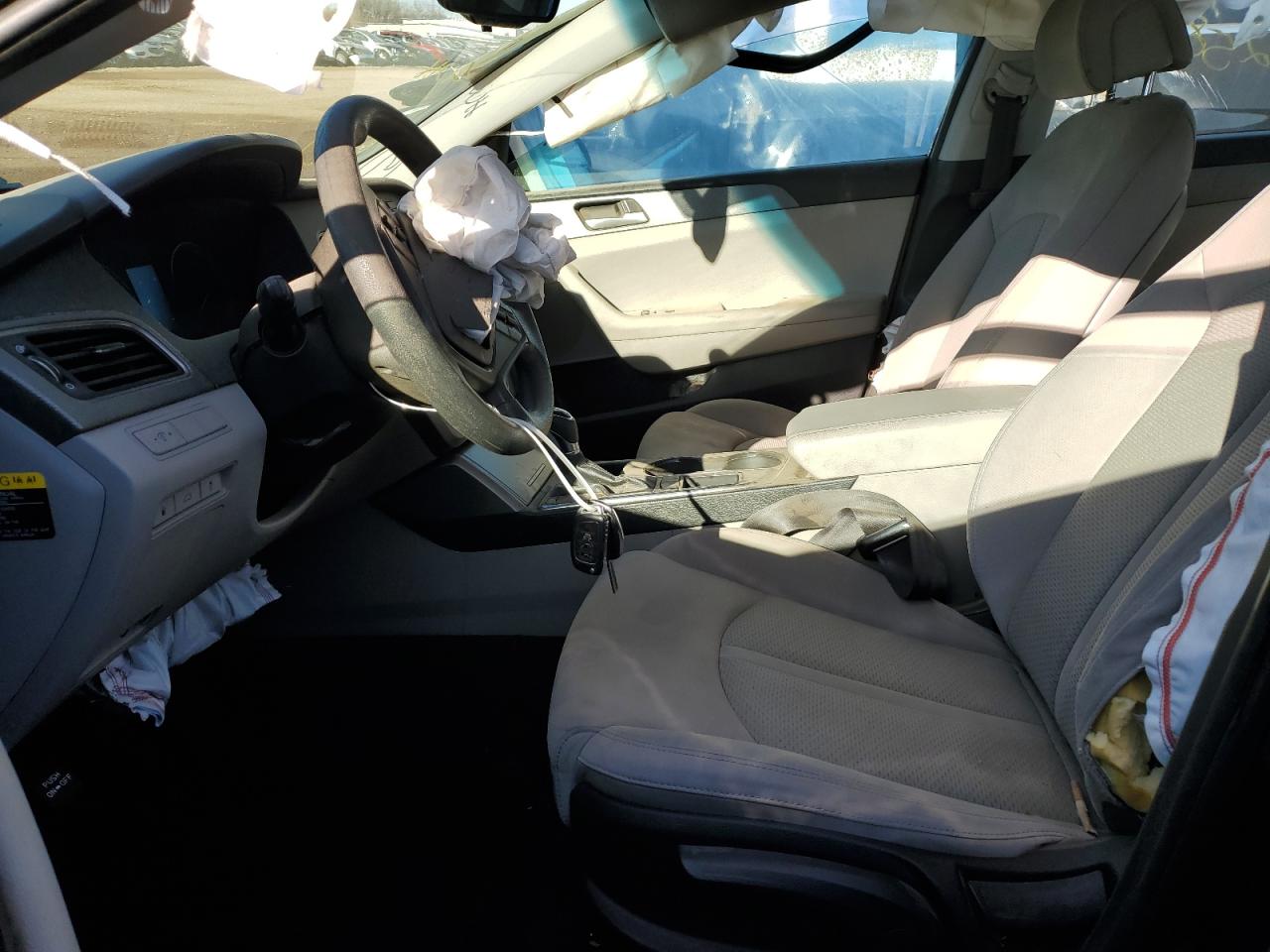 2017 Hyundai Sonata VIN 5NPE24AF4HH525488 Copart auction photo, front end / side damage thumbnail 7