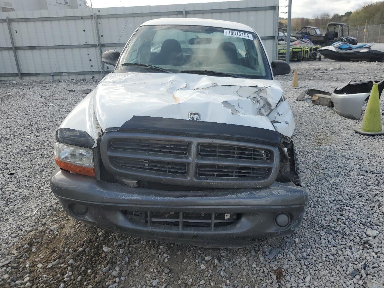 2002 Dodge Dakota VIN 1B7FL16X22S676436 Copart auction photo, front end / all over damage thumbnail 5