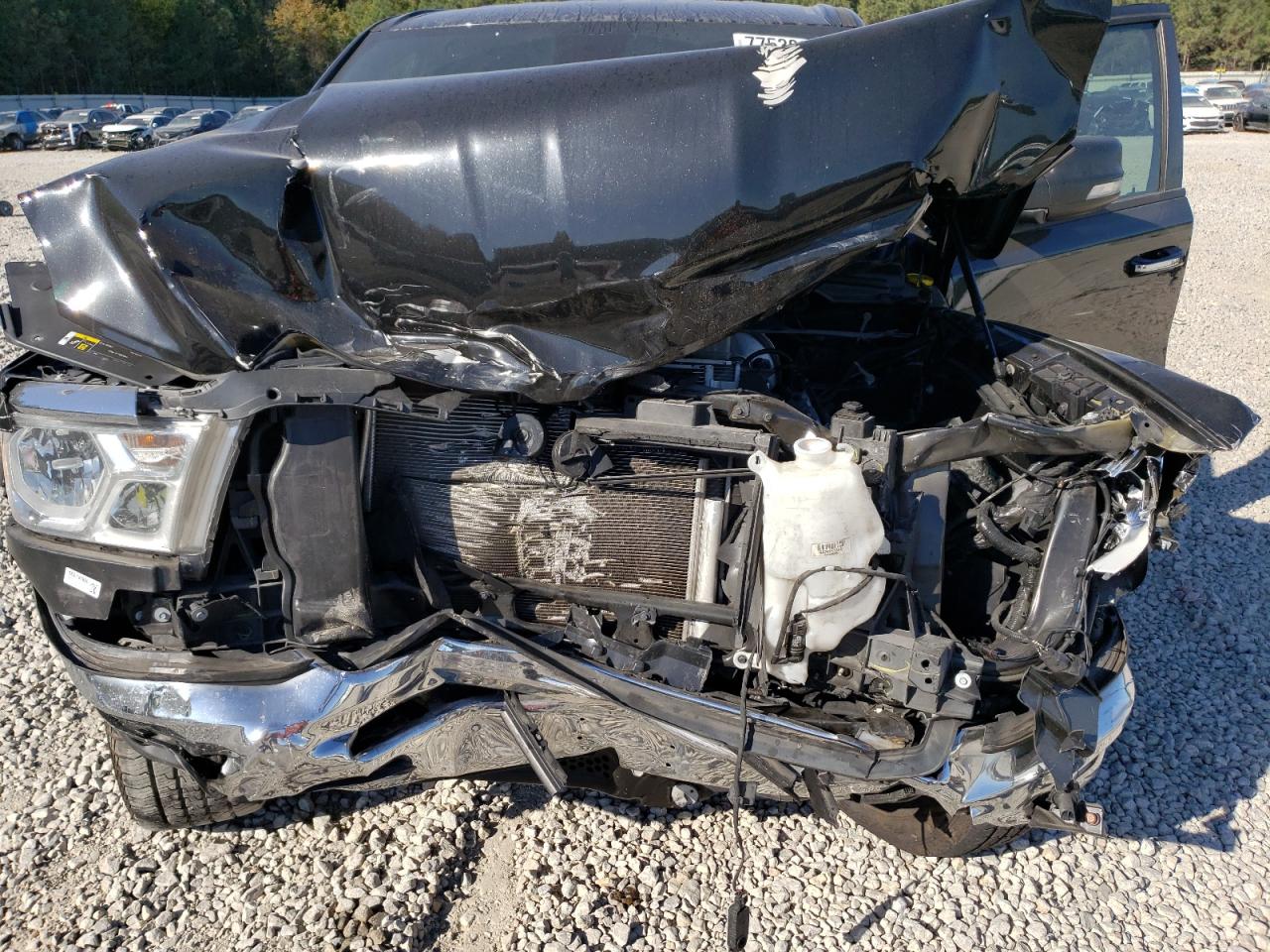 2019 RAM 1500 VIN 1C6RREFT3KN828102 Copart auction photo, front end damage thumbnail 13