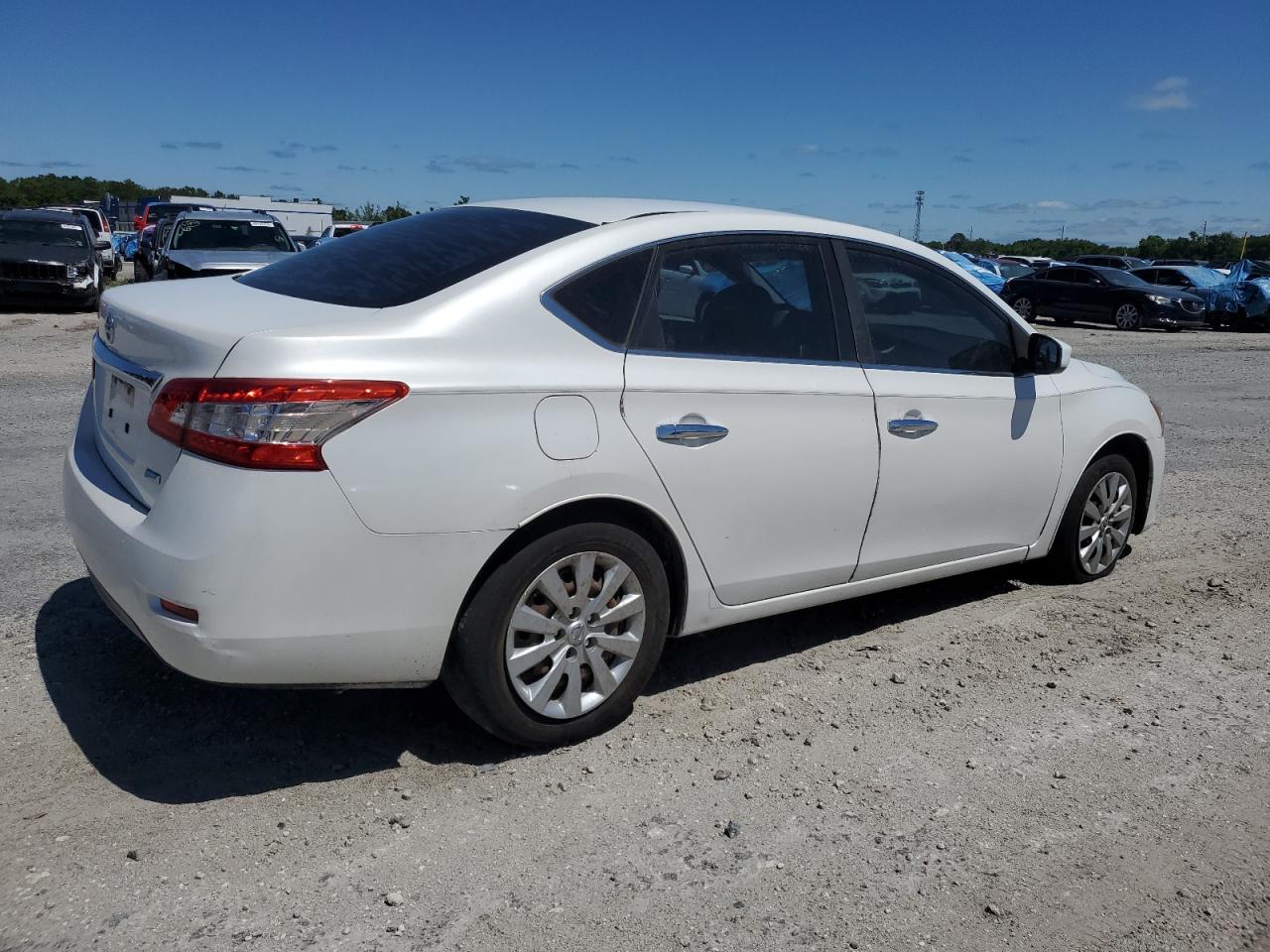 2013 Nissan Sentra VIN 3N1AB7AP2DL772546 Copart auction photo, side damage thumbnail 3