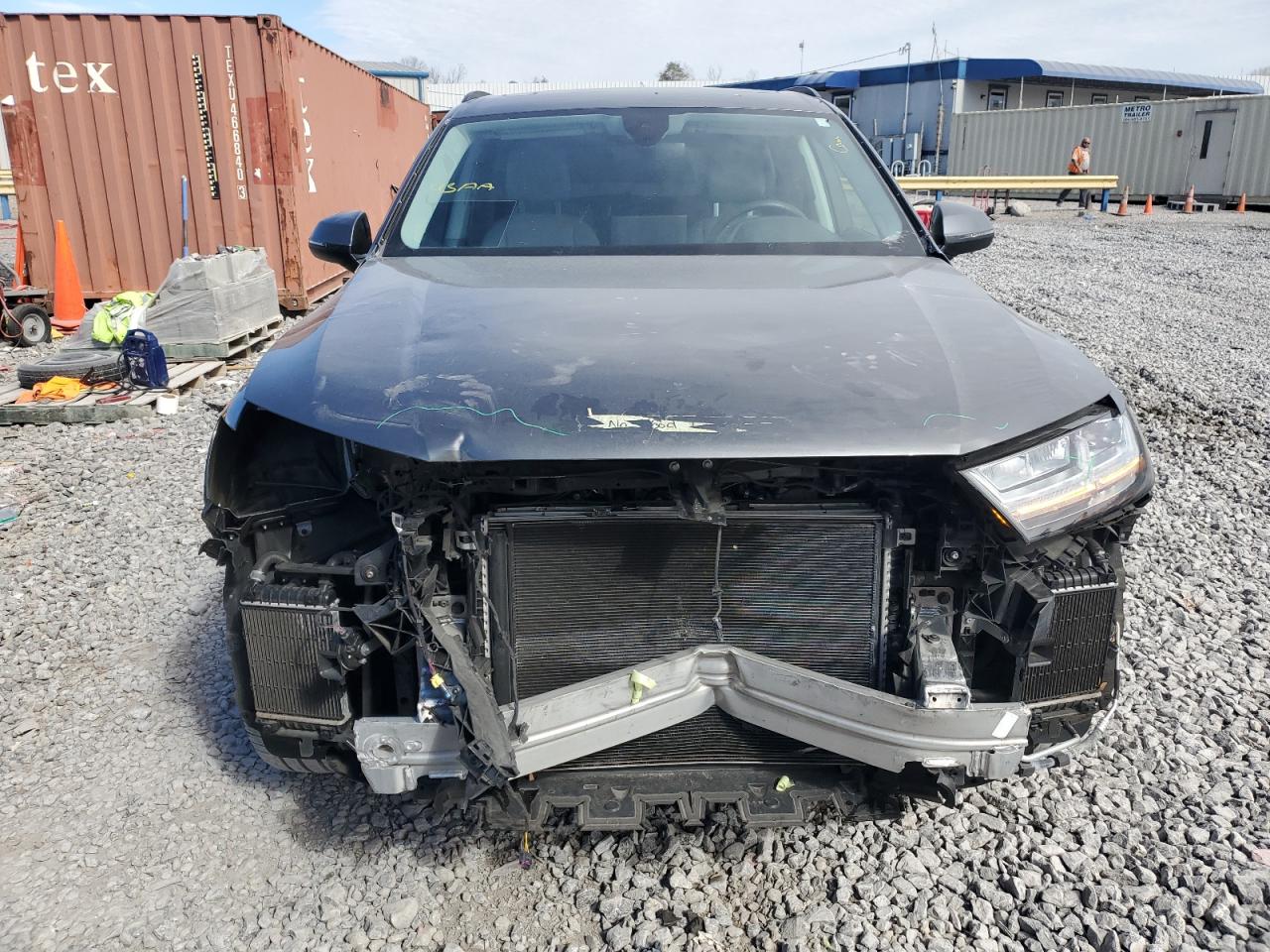 2019 Audi Q7 VIN WA1LAAF71KD048567 Copart auction photo, front end damage thumbnail 5