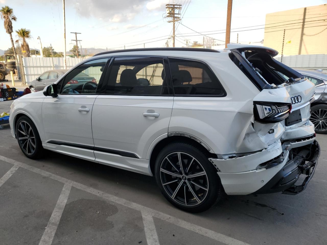 2021 Audi Q7 VIN WA1VXAF76MD034948 Copart auction photo, rear end damage thumbnail 2