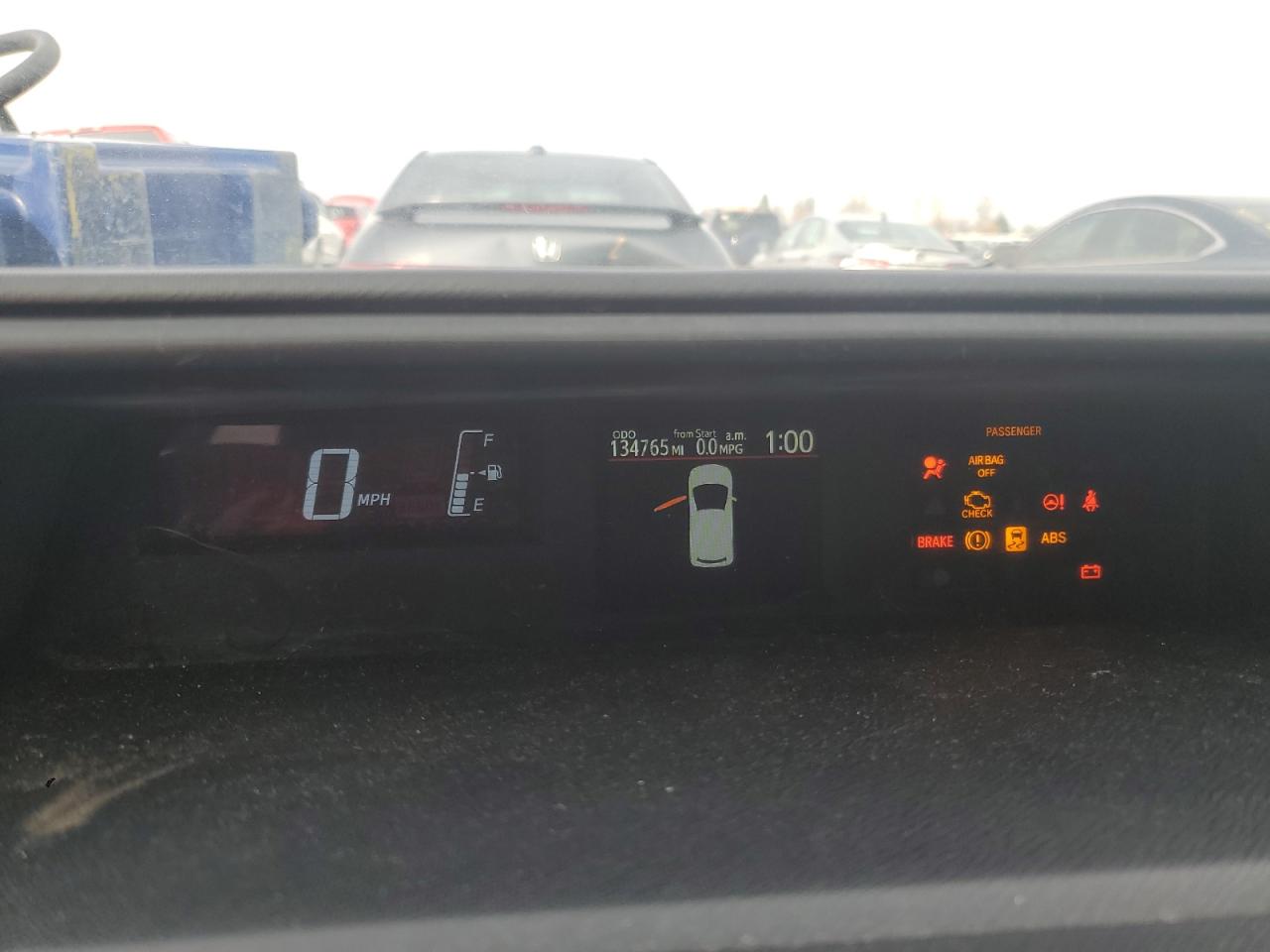 2015 Toyota Prius VIN JTDKDTB38F1582969 Copart auction photo, front end / side damage thumbnail 9