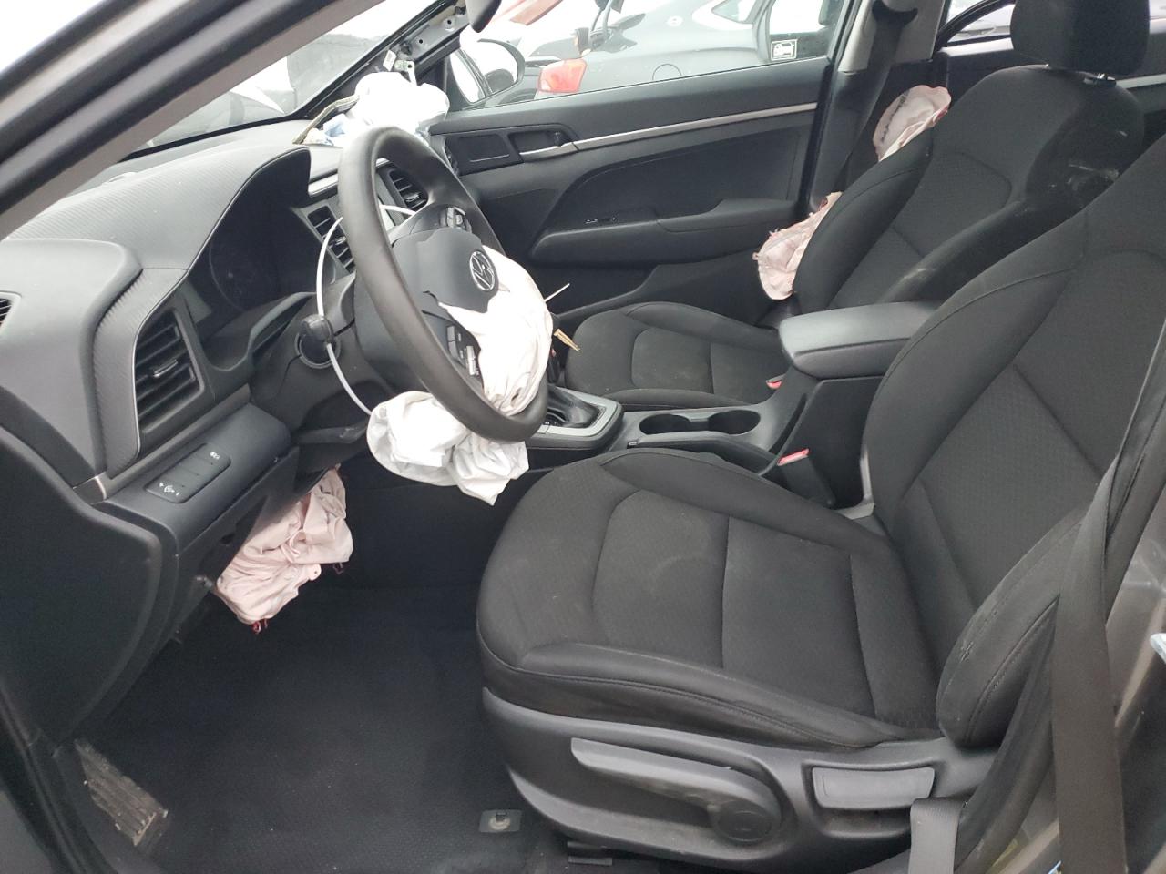 2019 Hyundai Elantra VIN 5NPD74LF8KH436797 Copart auction photo, side / front end damage thumbnail 7