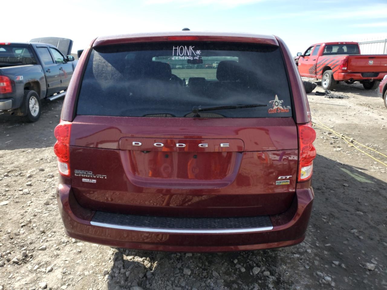2019 Dodge Caravan VIN 2C4RDGEGXKR670366 Copart auction photo, front end damage thumbnail 6