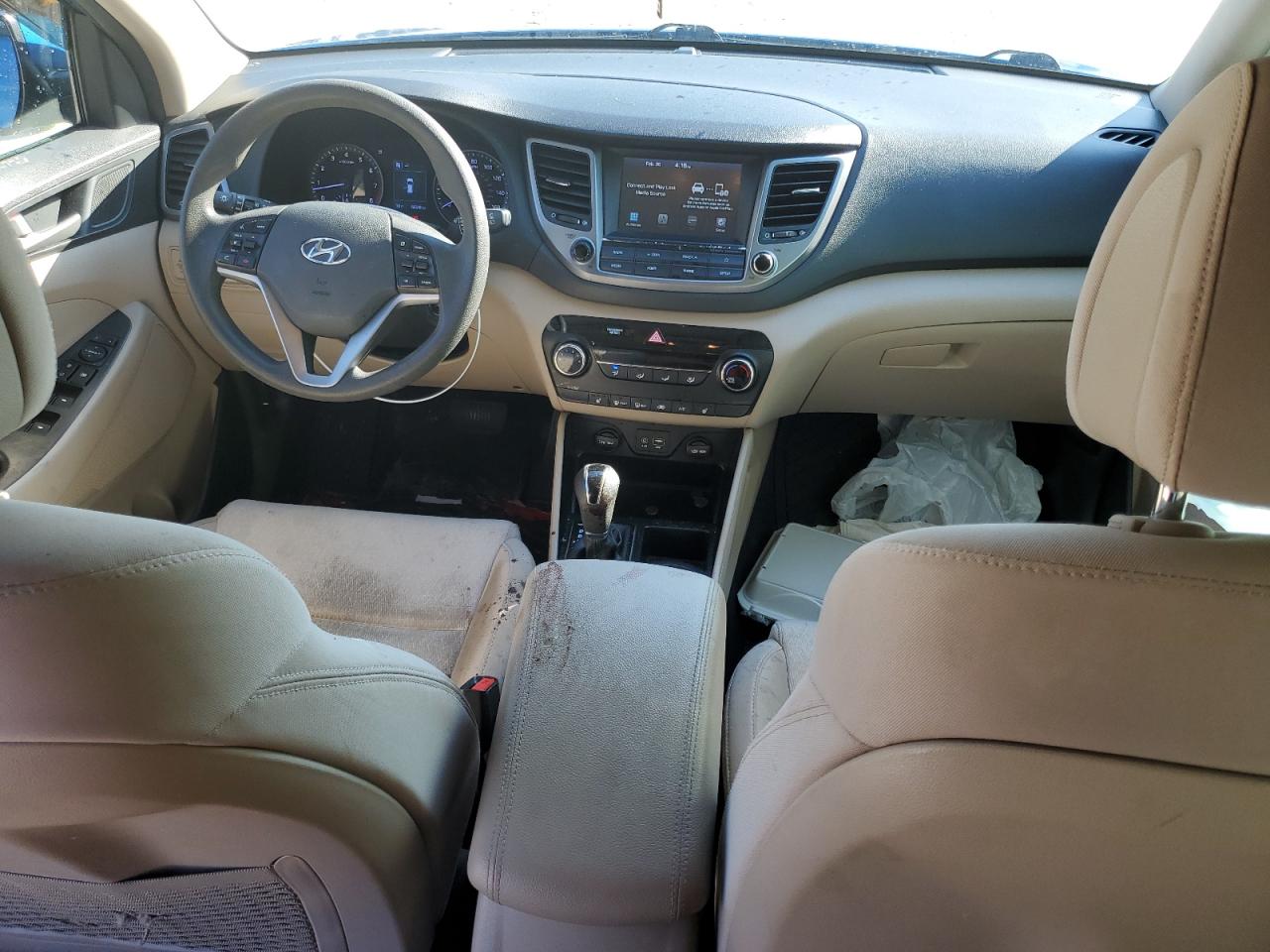 2018 Hyundai Tucson VIN KM8J33A45JU808686 Copart auction photo, side / rear end damage thumbnail 8