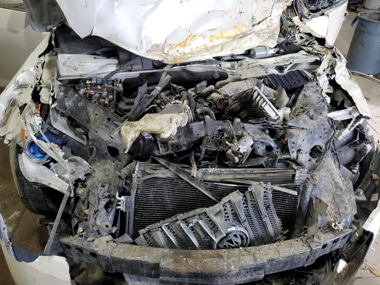 2014 Buick Enclave VIN 5GAKVCKD4EJ257175 Copart auction photo, front end / side damage thumbnail 14