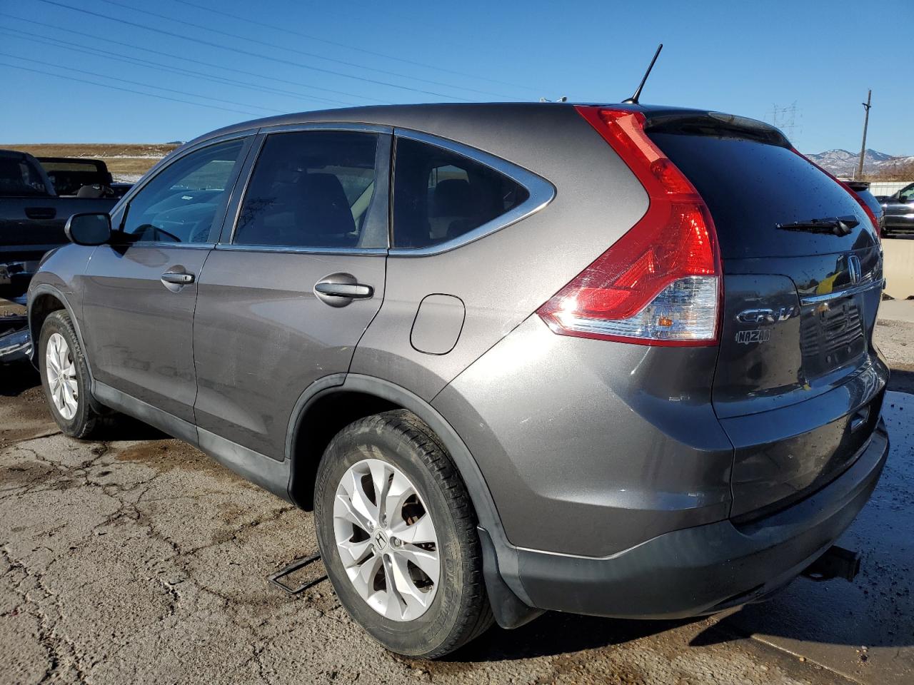 2013 Honda CR-V VIN 2HKRM4H55DH685382 Copart auction photo, hail damage thumbnail 2