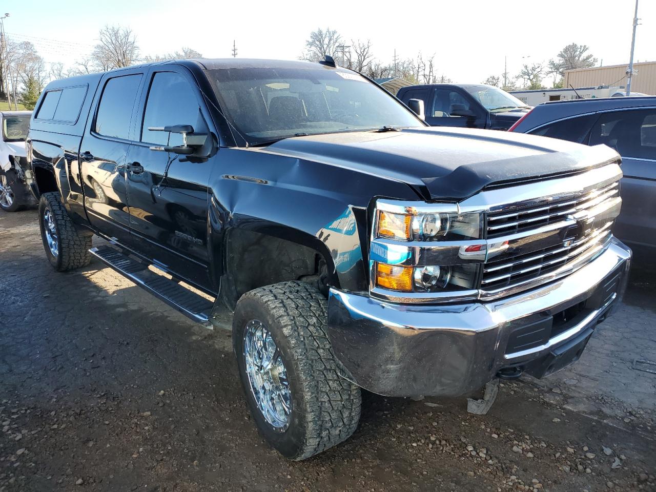 2016 Chevrolet Silverado VIN 1GC1KVEG9GF261409 Copart auction photo, side damage thumbnail 4
