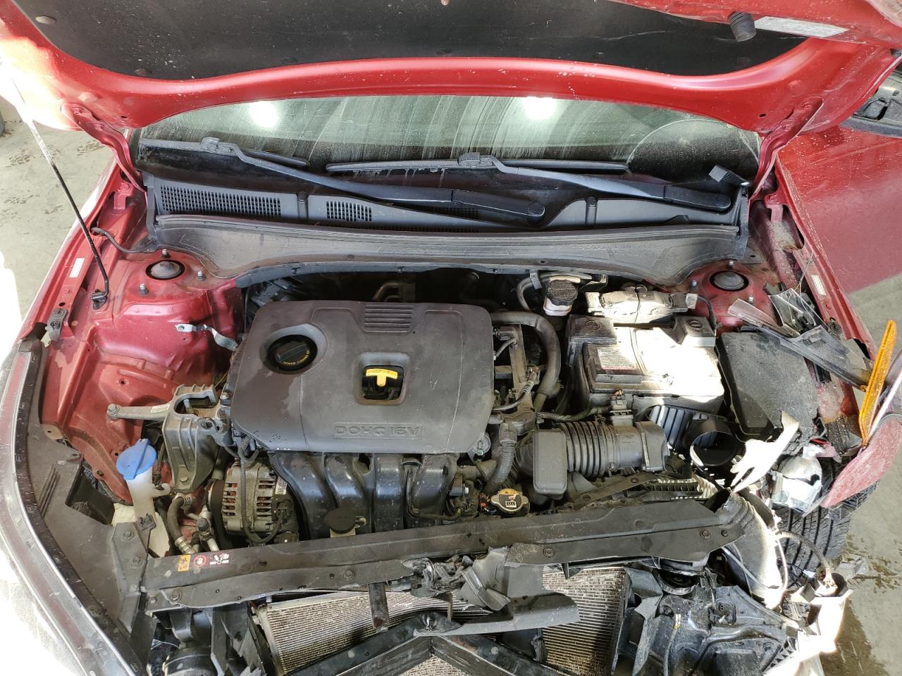 2021 KIA Forte VIN 3KPF24AD4ME329357 Copart auction photo, front end damage thumbnail 11