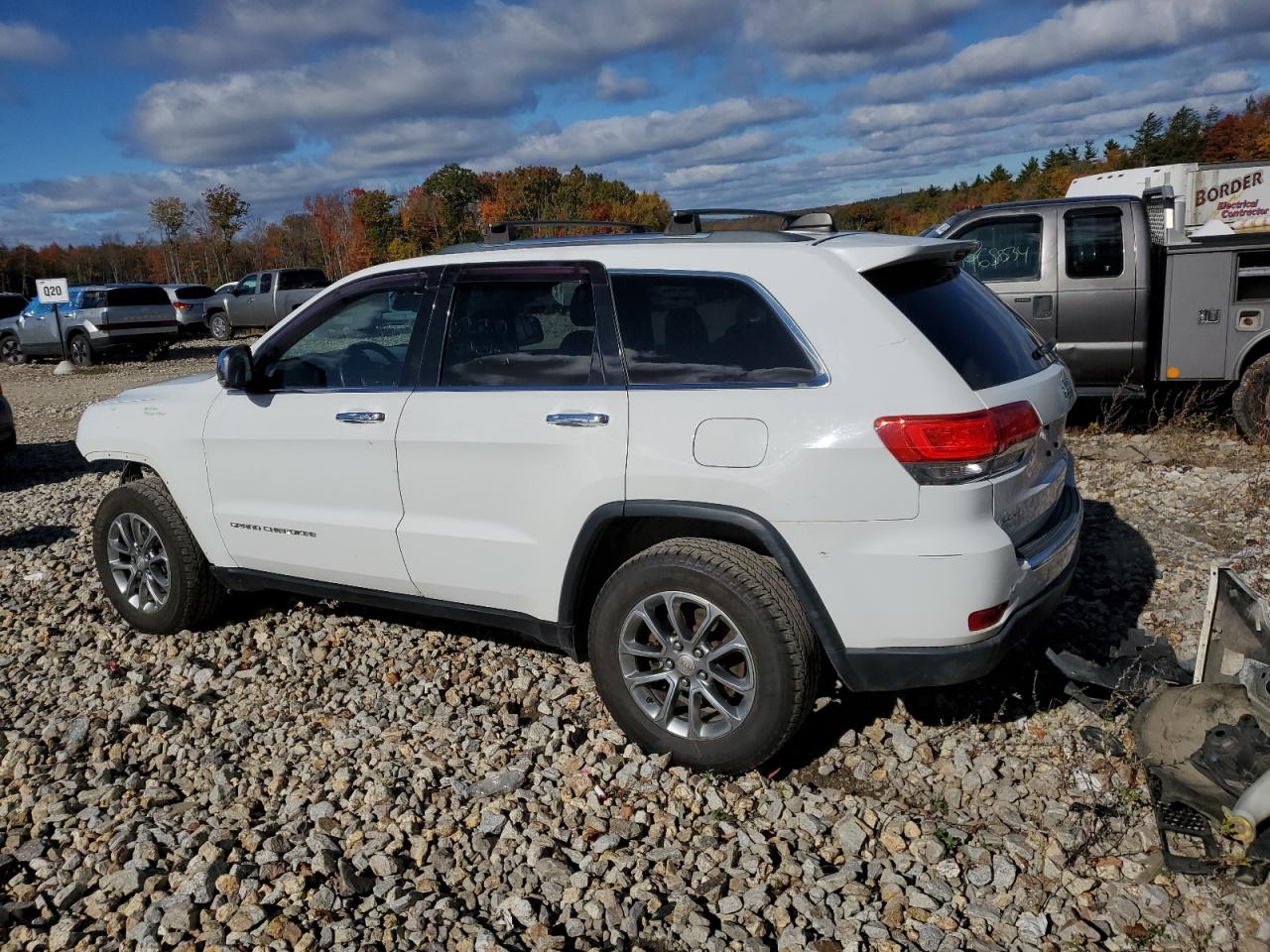 2015 Jeep Grand Cherokee VIN 1C4RJFBG9FC889860 Copart auction photo, front end damage thumbnail 2