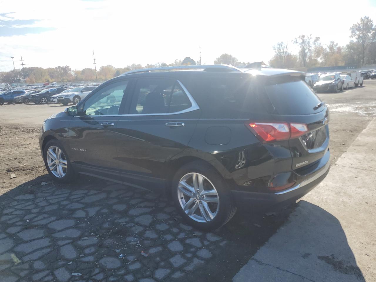 2018 Chevrolet Equinox VIN 3GNAXMEV9JL257276 Copart auction photo, front end / undercarriage damage thumbnail 2