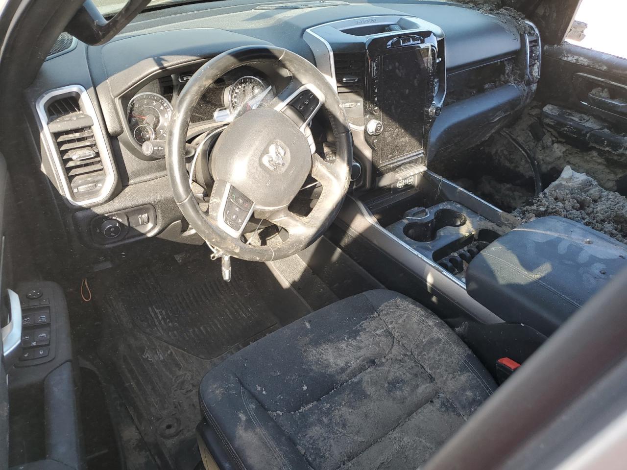 2022 RAM 1500 VIN 1C6RREBG0NN197869 Copart auction photo, front end / all over damage thumbnail 8