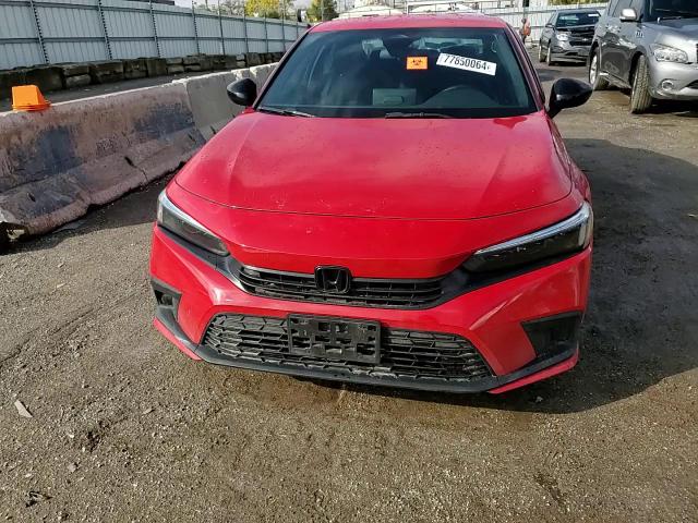 2022 Honda Civic VIN 2HGFE2F52NH600887 Copart auction photo, side / rear end damage thumbnail 10