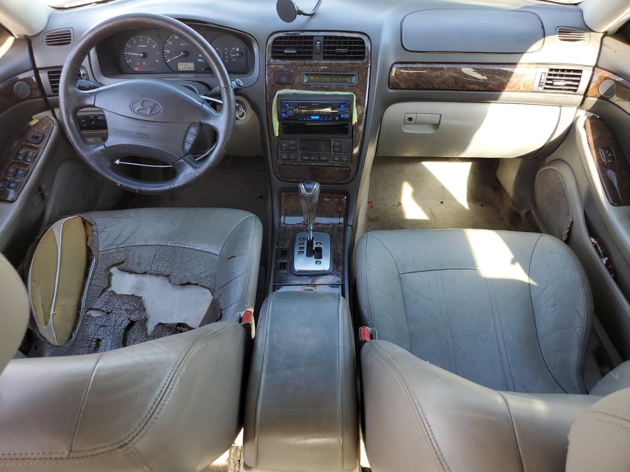 2003 Hyundai Grandeur VIN KMHFU45E63A259614 Copart auction photo, front end damage thumbnail 8