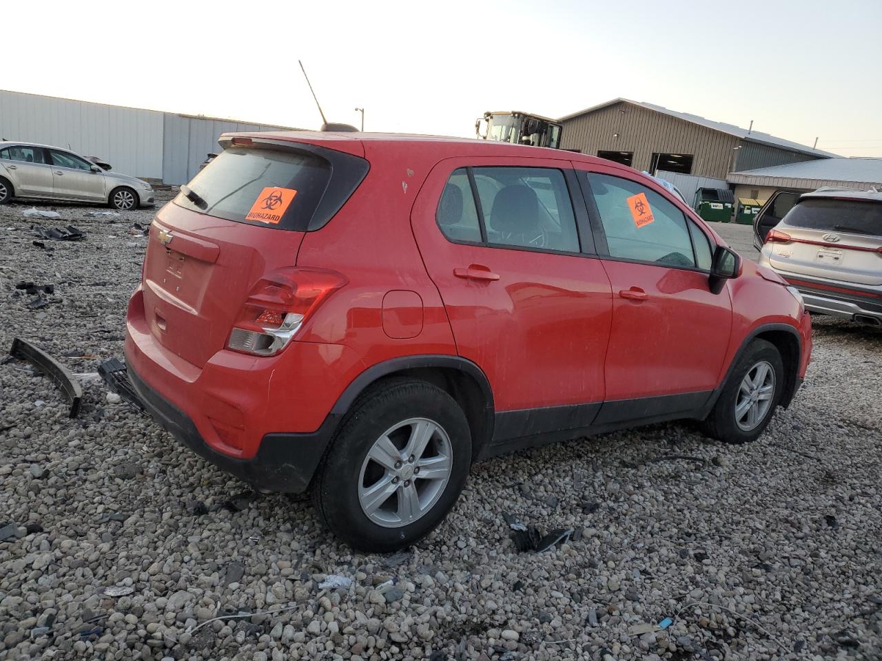 2020 Chevrolet Trax VIN KL7CJKSB6LB345236 Copart auction photo, front end / rear end damage thumbnail 3