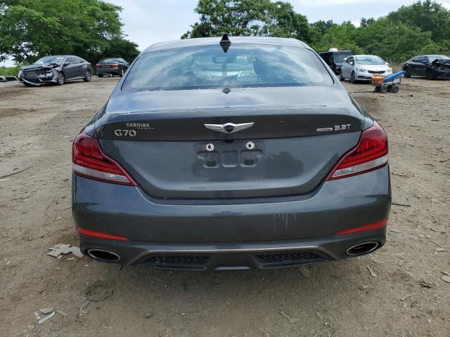 2021 Genesis G70 VIN KMTG34LE7MU074553 Copart auction photo, side damage thumbnail 6