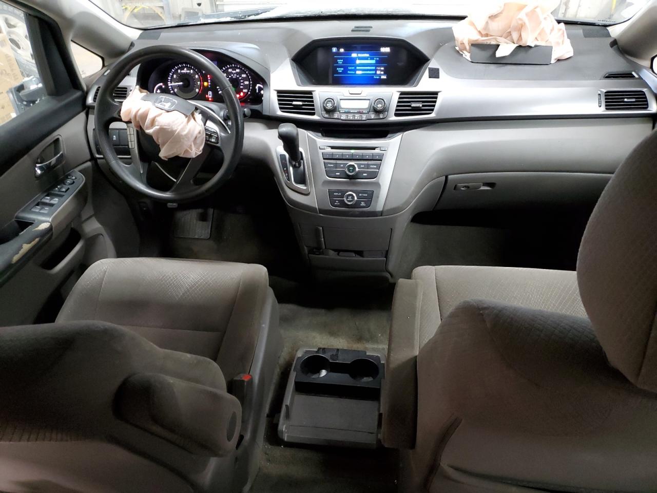 2014 Honda Odyssey VIN 5FNRL5H22EB056967 Copart auction photo, front end / side damage thumbnail 8