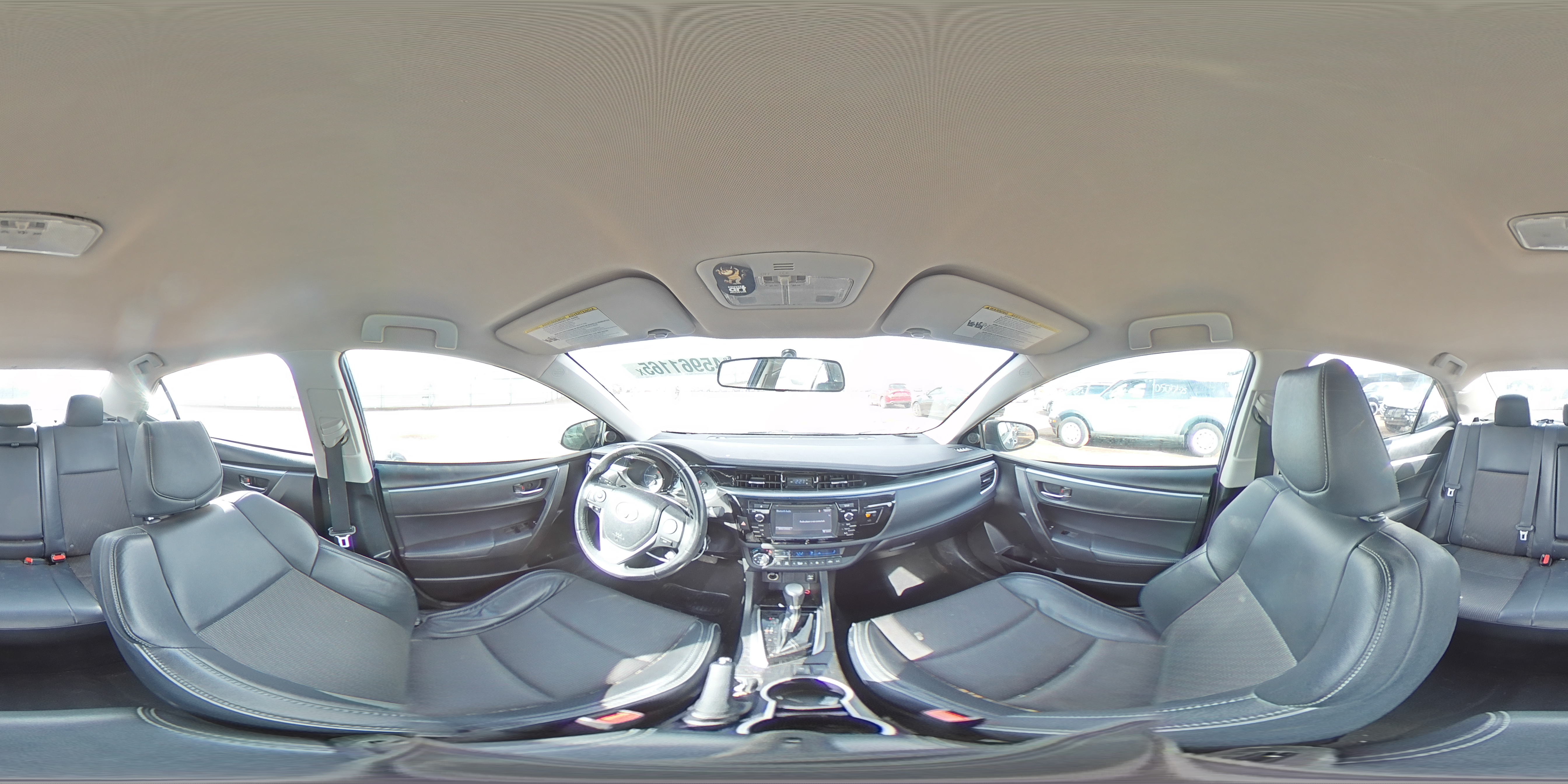2015 Toyota Corolla VIN 5YFBURHE4FP203845 Copart auction photo, front end / side damage thumbnail 12