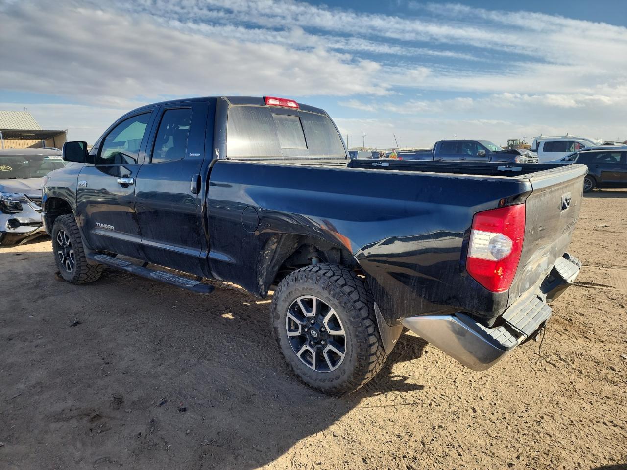 2015 Toyota Tundra VIN 5TFBW5F10FX438263 Copart auction photo, rear end damage thumbnail 2