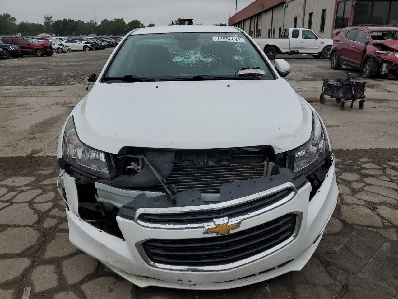 2016 Chevrolet Cruze VIN 1G1PE5SB3G7103614 Copart auction photo, front end / rear end damage thumbnail 5