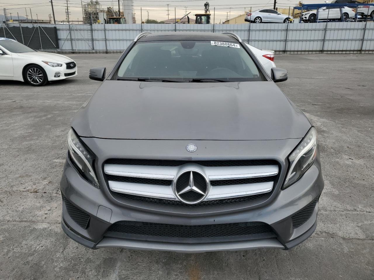2015 Mercedes-Benz GLA-klasse VIN WDCTG4EB1FJ153820 Copart auction photo, front end / side damage thumbnail 5